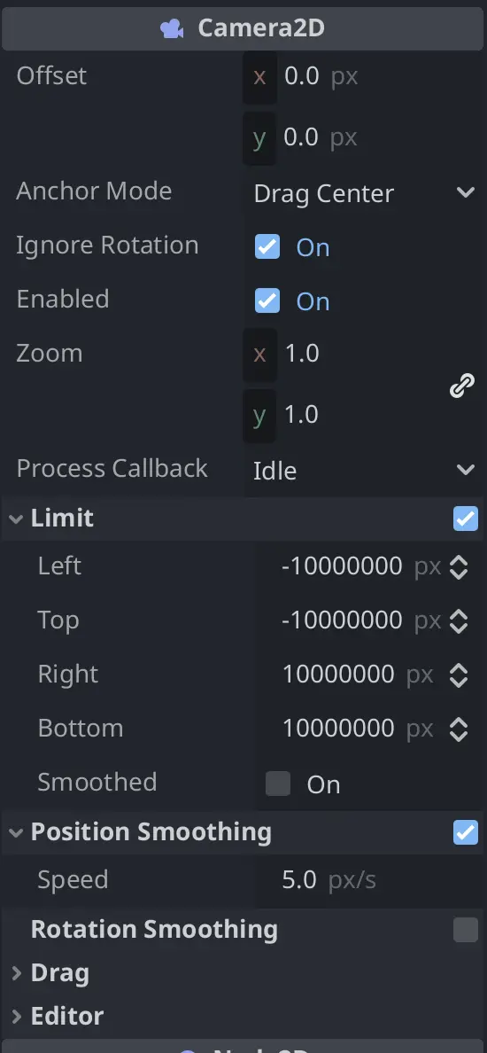 Inspector checkboxes